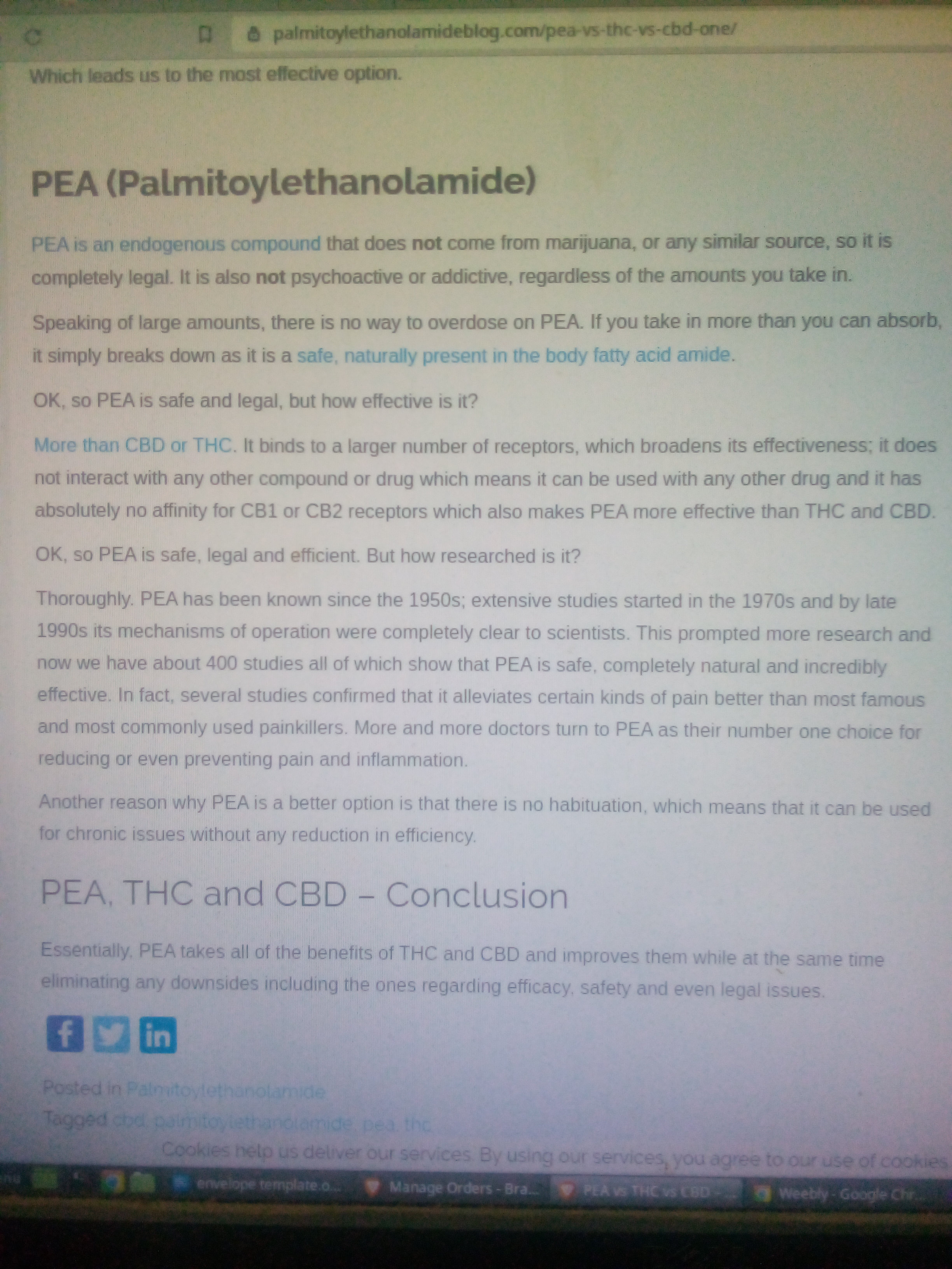 PalmitoylEthanolAmide-Cures-Everything (PEACE!)